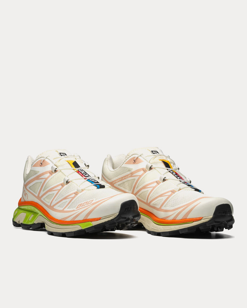 Salomon XT-6 Vanilla Ice / Feather Gray / Rose Cloud Low Top Sneakers - 3