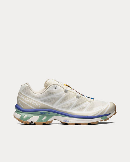 Salomon XT-6 Vanilla Ice / Granite Green / White Low Top Sneakers - 1