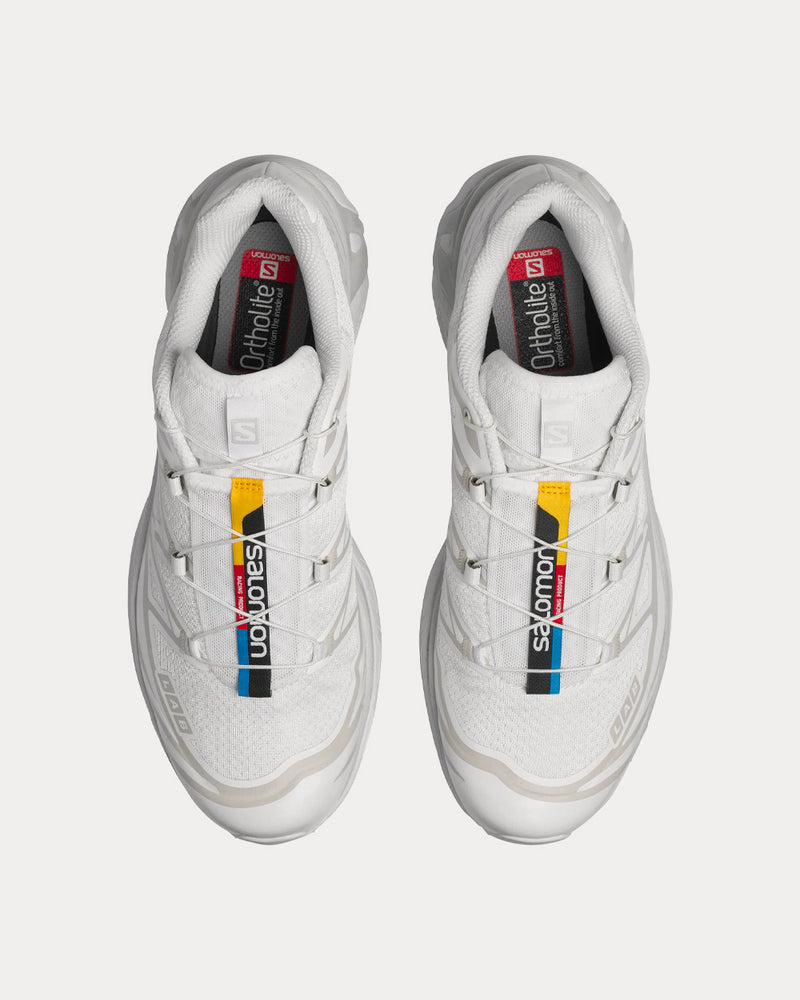 Salomon XT-6 White / White / Lunar Rock Low Top Sneakers - 2