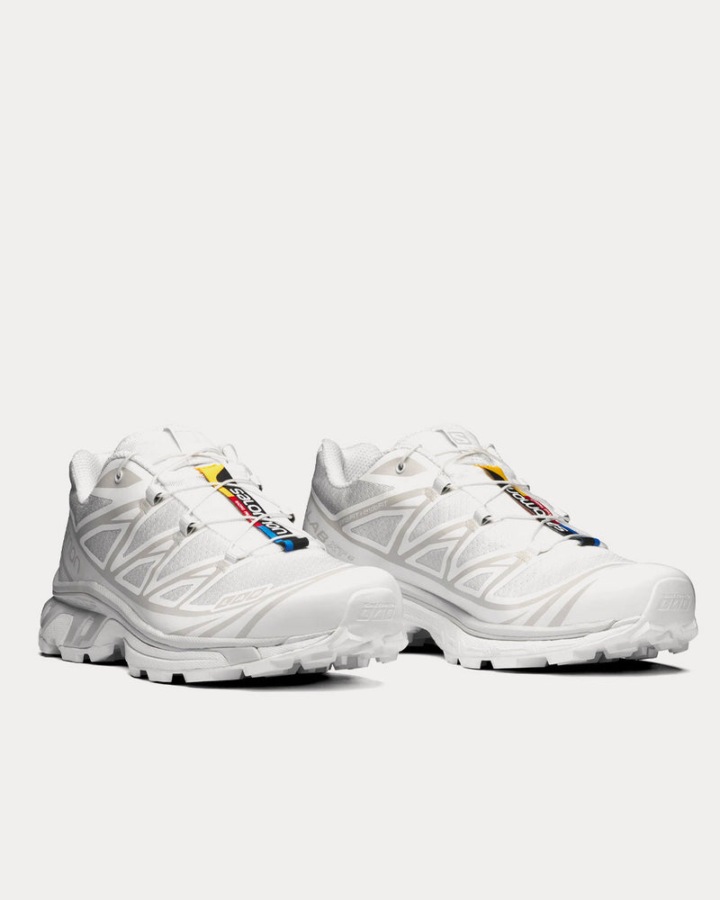 Salomon XT-6 White / White / Lunar Rock Low Top Sneakers - 3
