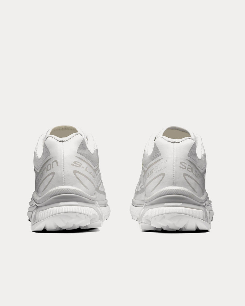 Salomon XT-6 White / White / Lunar Rock Low Top Sneakers - 4