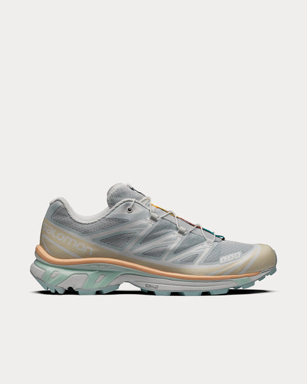 Salomon XT-6 Arctic Ice / Bleached Sand / Opal Blue Low Top Sneakers - 1