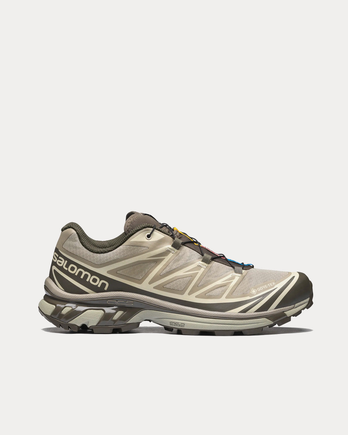 靴 Salomon XT-6 Gore-Tex VINTAGE KHAKI 27cm Salomon Unisex XT-6 Gore-Tex Vintage Khaki / Major Brown