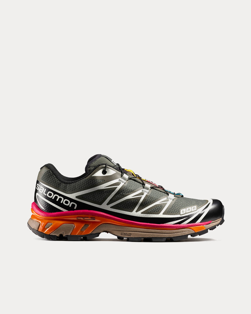 Salomon Unisex XT-6 Recut Beluga / Black / Russet Orange Low Top