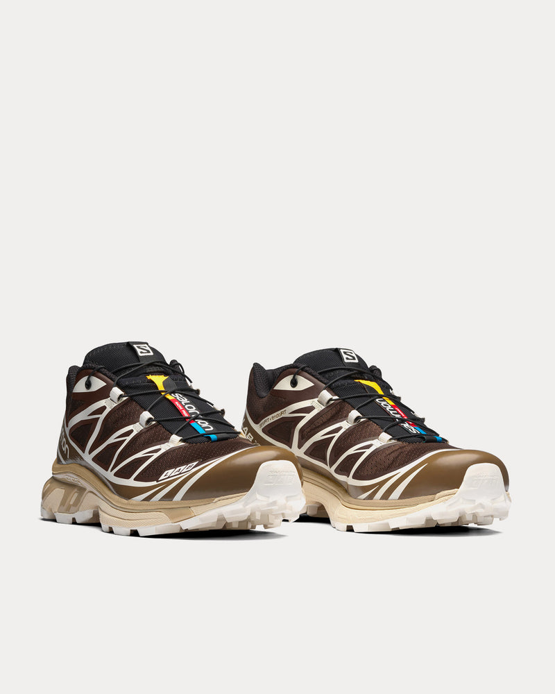 Salomon XT-6 Recut Wren / Kangaroo / Vanilla Ice Low Top Sneakers - 3