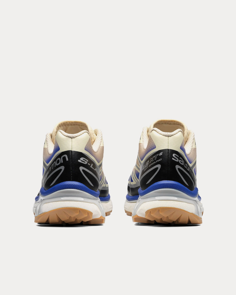 Salomon XT-6 Skyline Bleached Sand / Dazzling Blue / Black Low Top Sneakers - 4