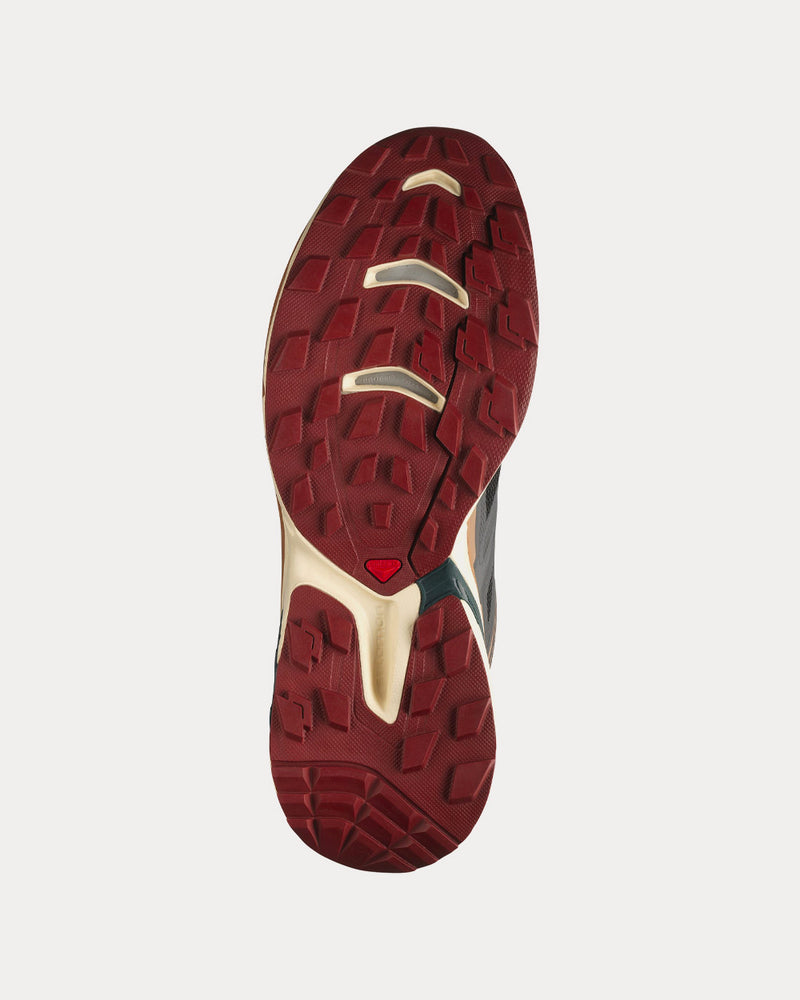 Salomon XT-Wings 2 Black / Bleached Sand / Ponderosa Pine Low Top Sneakers - 5