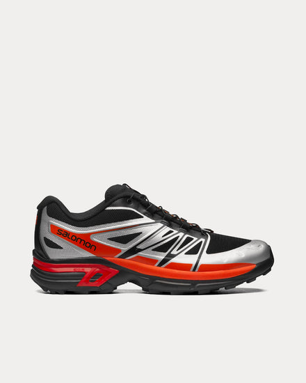Salomon XT-Wings 2 Black / Silver / Vibrant Orange Low Top Sneakers - 1
