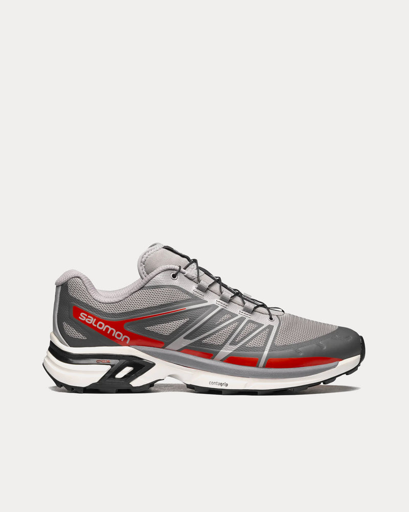Salomon XT-Wings 2 Gull / Magnet / Cherry Tomato Low Top Sneakers - 1