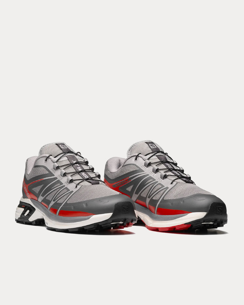 Salomon XT-Wings 2 Gull / Magnet / Cherry Tomato Low Top Sneakers - 3