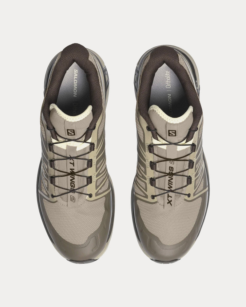 Salomon XT-Wings 2 Major Brown / Vintage Khaki / Silver Low Top Sneakers - 2