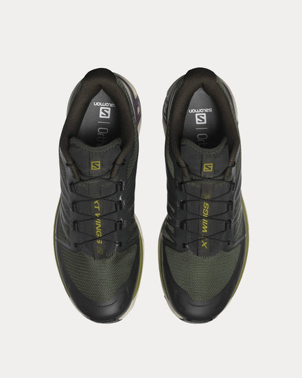Salomon XT-Wings 2 Peat / Rainy Day / Green Moss Low Top Sneakers - 2