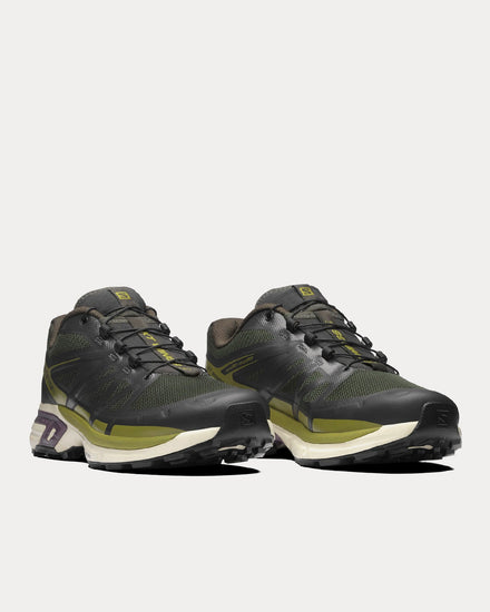 Salomon XT-Wings 2 Peat / Rainy Day / Green Moss Low Top Sneakers - 3