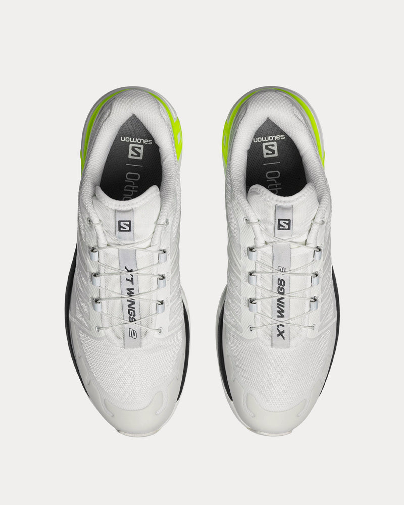 Salomon XT-Wings 2 White / Ebony / Safety Yellow Low Top Sneakers - 2