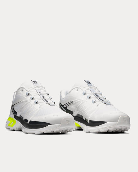 Salomon XT-Wings 2 White / Ebony / Safety Yellow Low Top Sneakers - 3