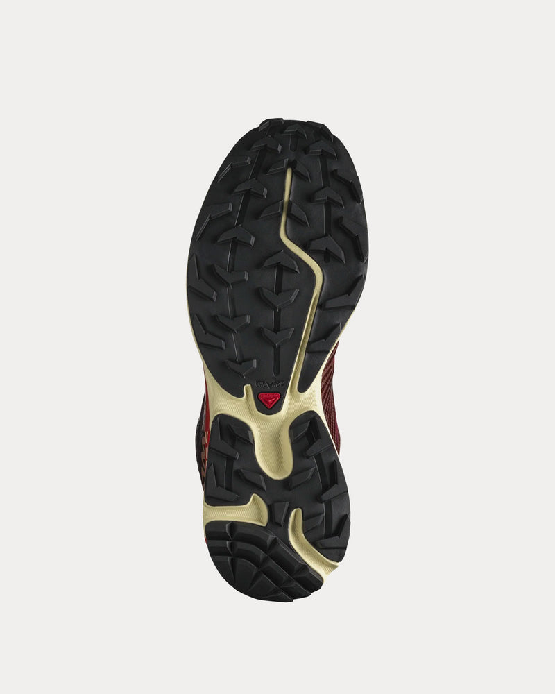 Salomon XT-4 Bitter Chocolate / Mocha Mousse / Fiery Red Low Top Sneakers - 5