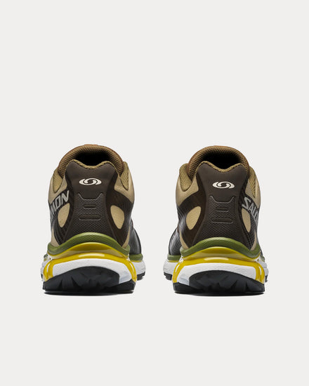 Salomon XT-4 Delicioso / Toffee / Empire Yellow Low Top Sneakers - 4