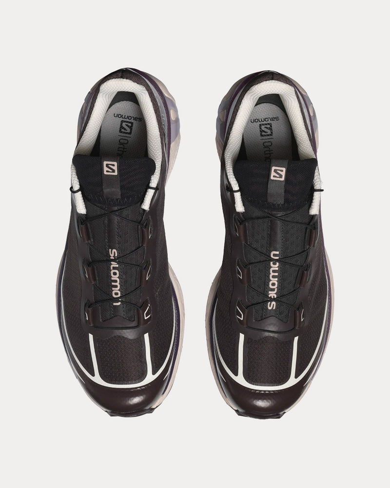Salomon XT-6 FT Shale / Chocolate Plum / Morganite Low Top Sneakers - 2