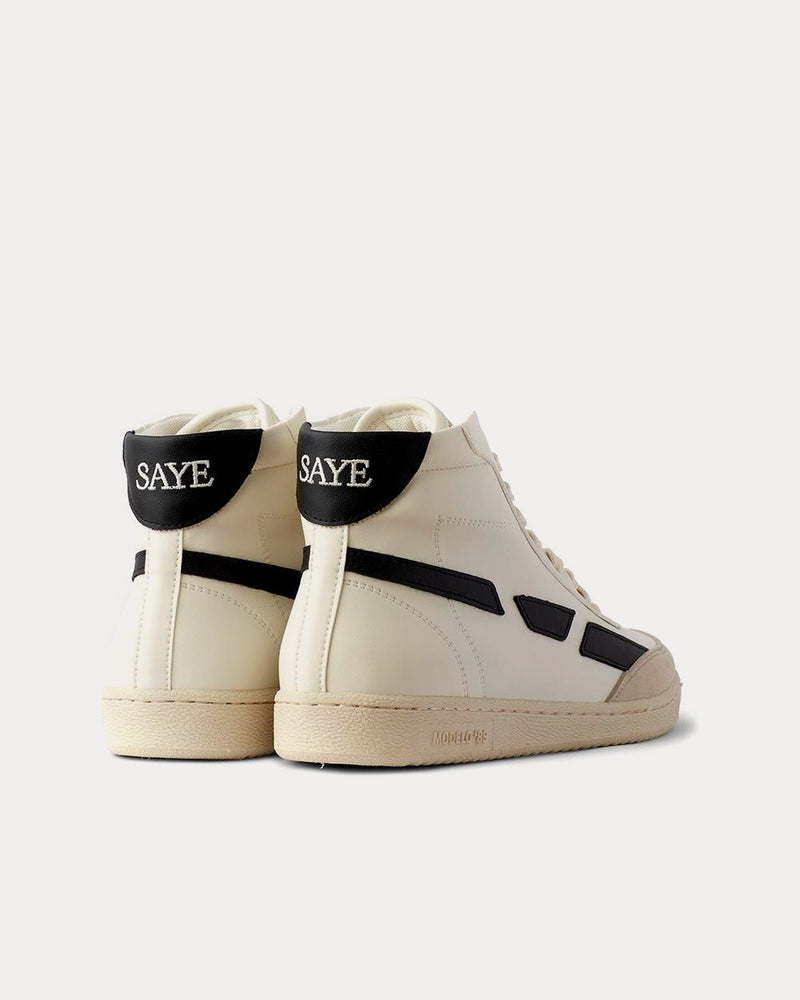 Saye Mondelo '89 Vegan Hi Black High Top Sneakers - 4