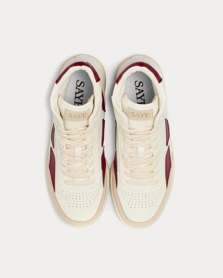 Saye Mondelo '89 Vegan Hi Garnet High Top Sneakers - 2