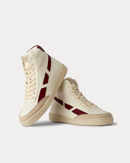 Saye Mondelo '89 Vegan Hi Garnet High Top Sneakers - 4
