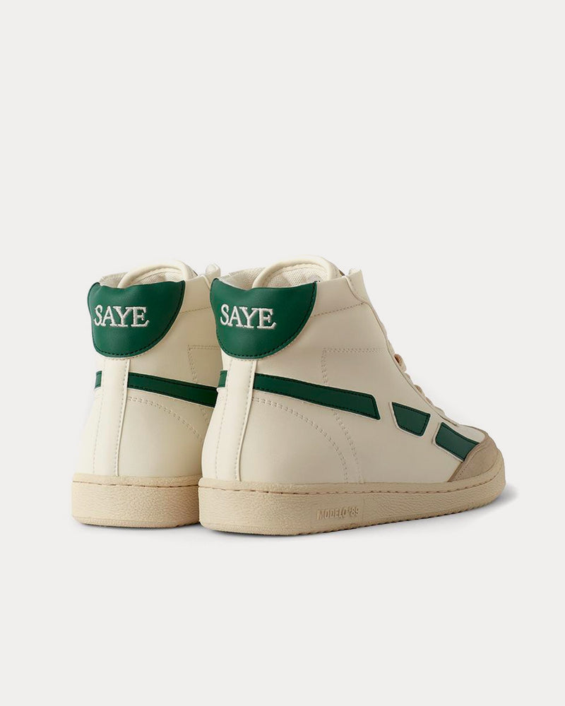 Saye Saye Unisex Mondelo '89 Vegan Hi Green High Top Sneakers & Trainers