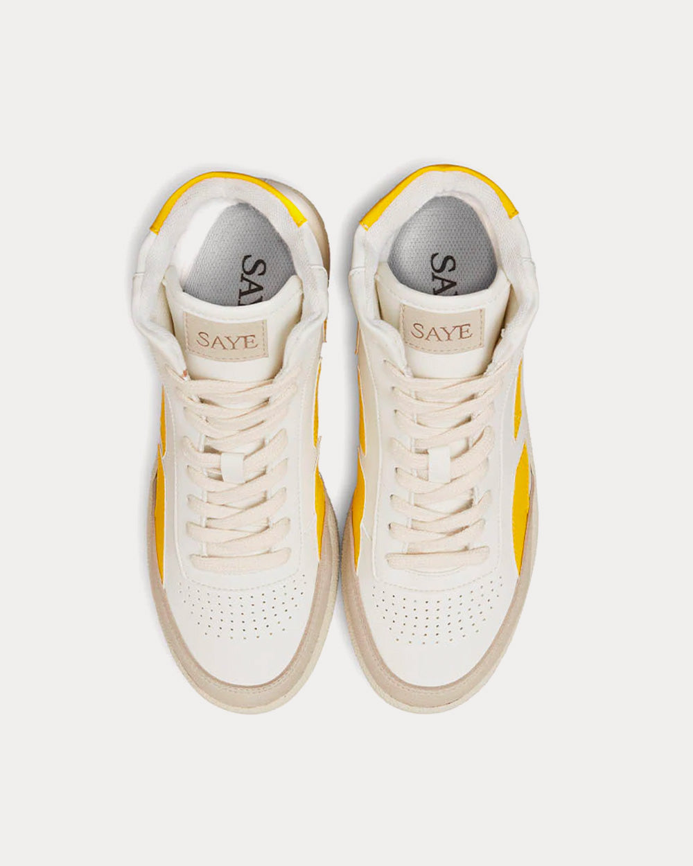 Saye Saye Modelo '89 Vegan Hi Yellow High Top Sneakers - Sneak in Peace
