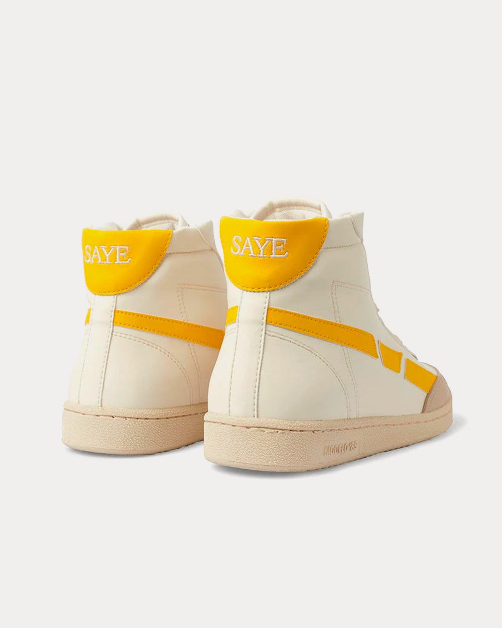 Saye Unisex Modelo '89 Vegan Hi Yellow High Top Sneakers