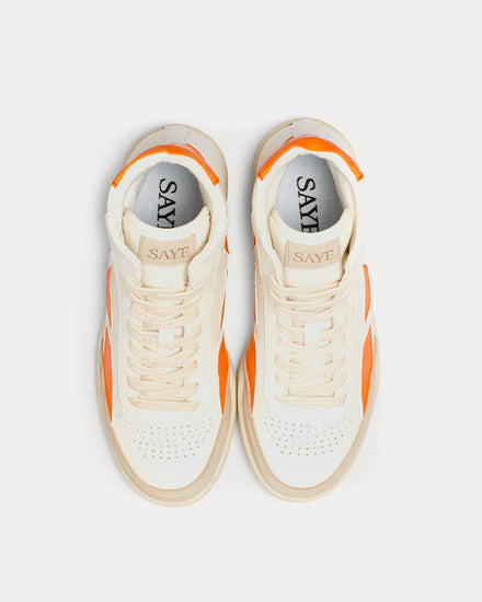 Saye Modelo '89 Vegan Hi Orange High Top Sneakers - 2