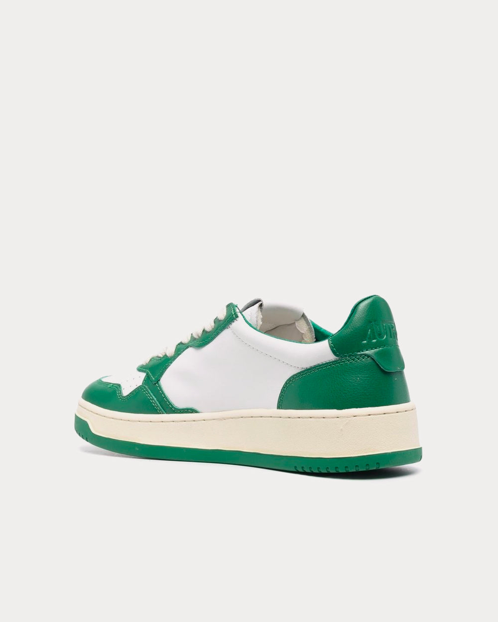 Autry - Two-Tone Forest Green Low Top Sneakers