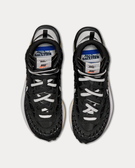 Nike x Sacai x Jean Paul Gaultier LDVaporwaffle Mix Black / White High Top Sneakers - 2
