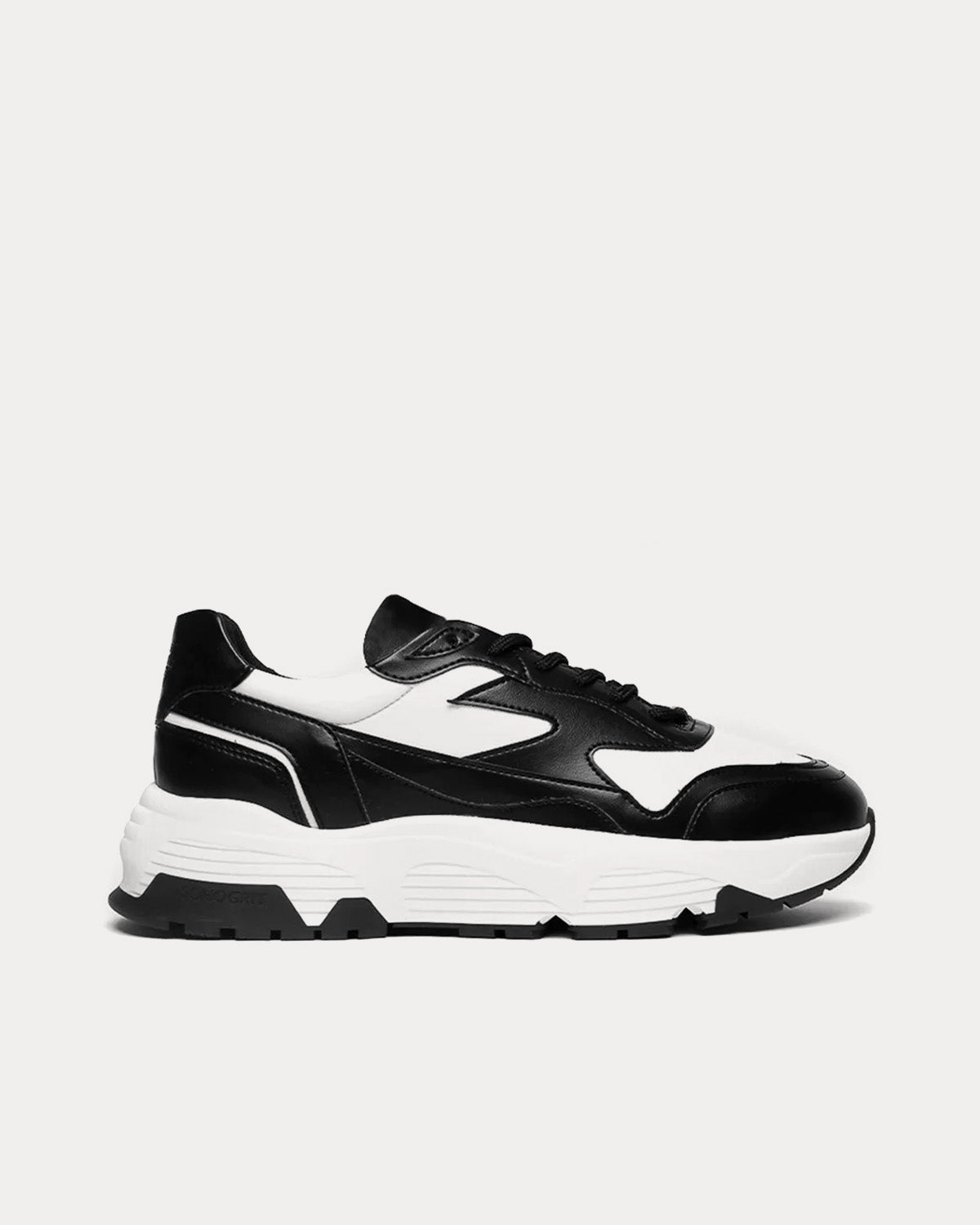 Soho Grit - Hollen Vegan White / Black / White Low Top Sneakers