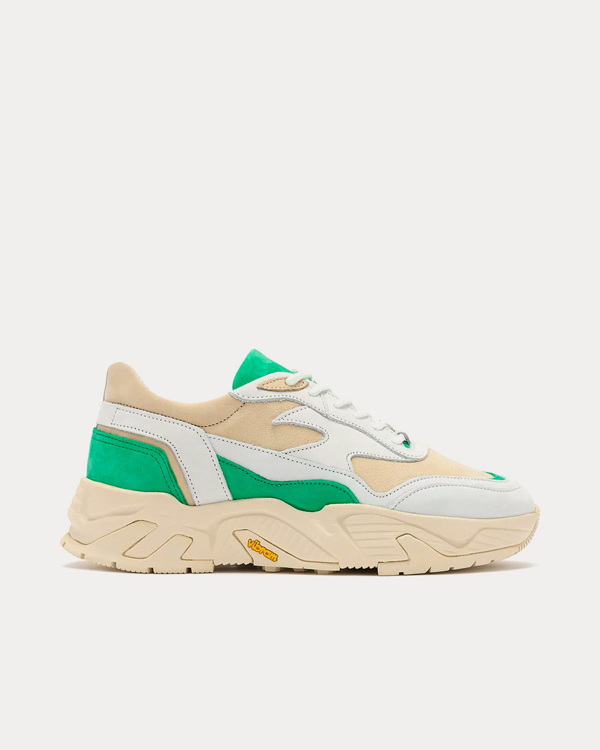 Soho Grit - The Hollen Light Green / Stone White Top Sneakers