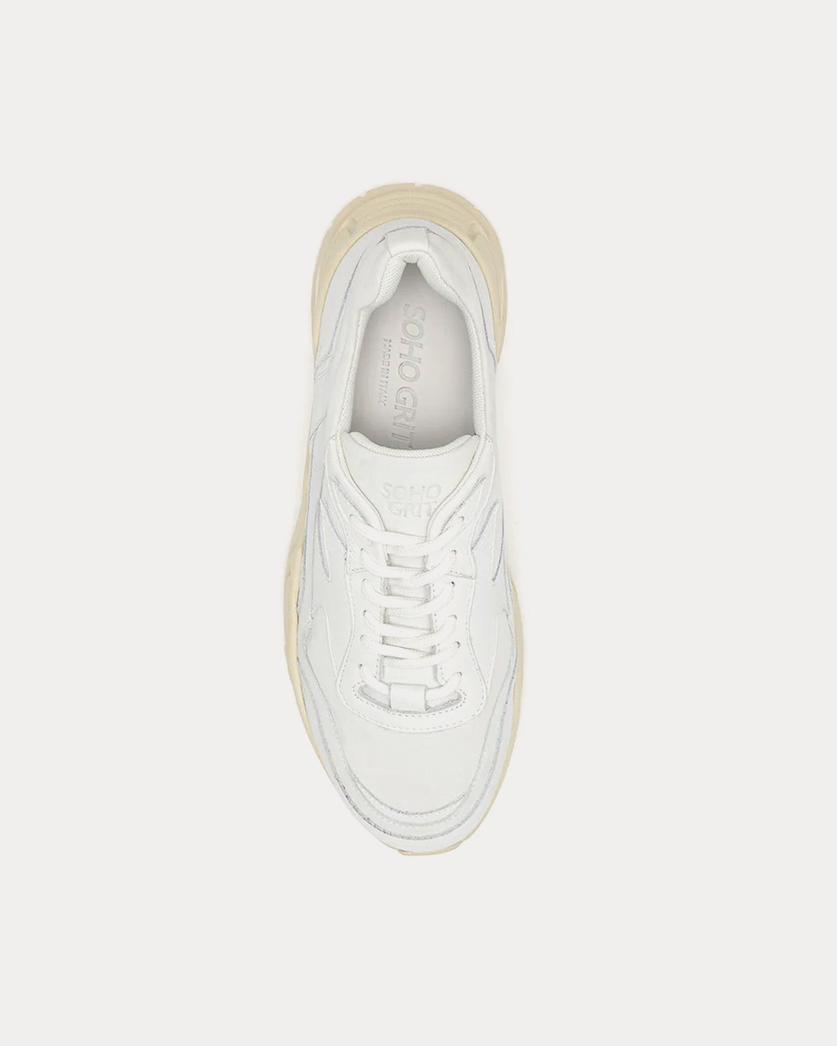Soho Grit - The Hollen Off-White Low Top Sneakers