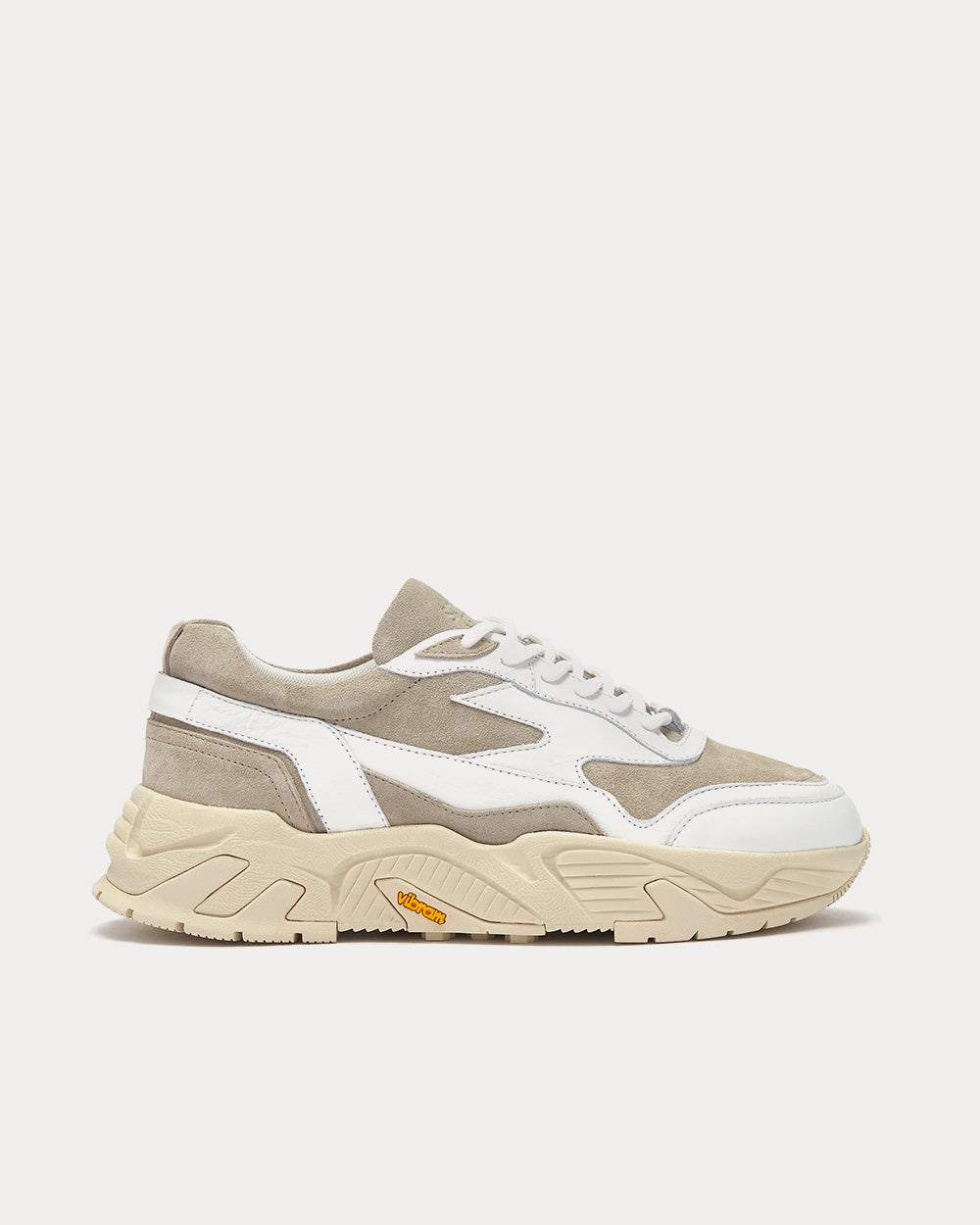 Soho Grit - The Hollen Stone Off-White Low Top Sneakers