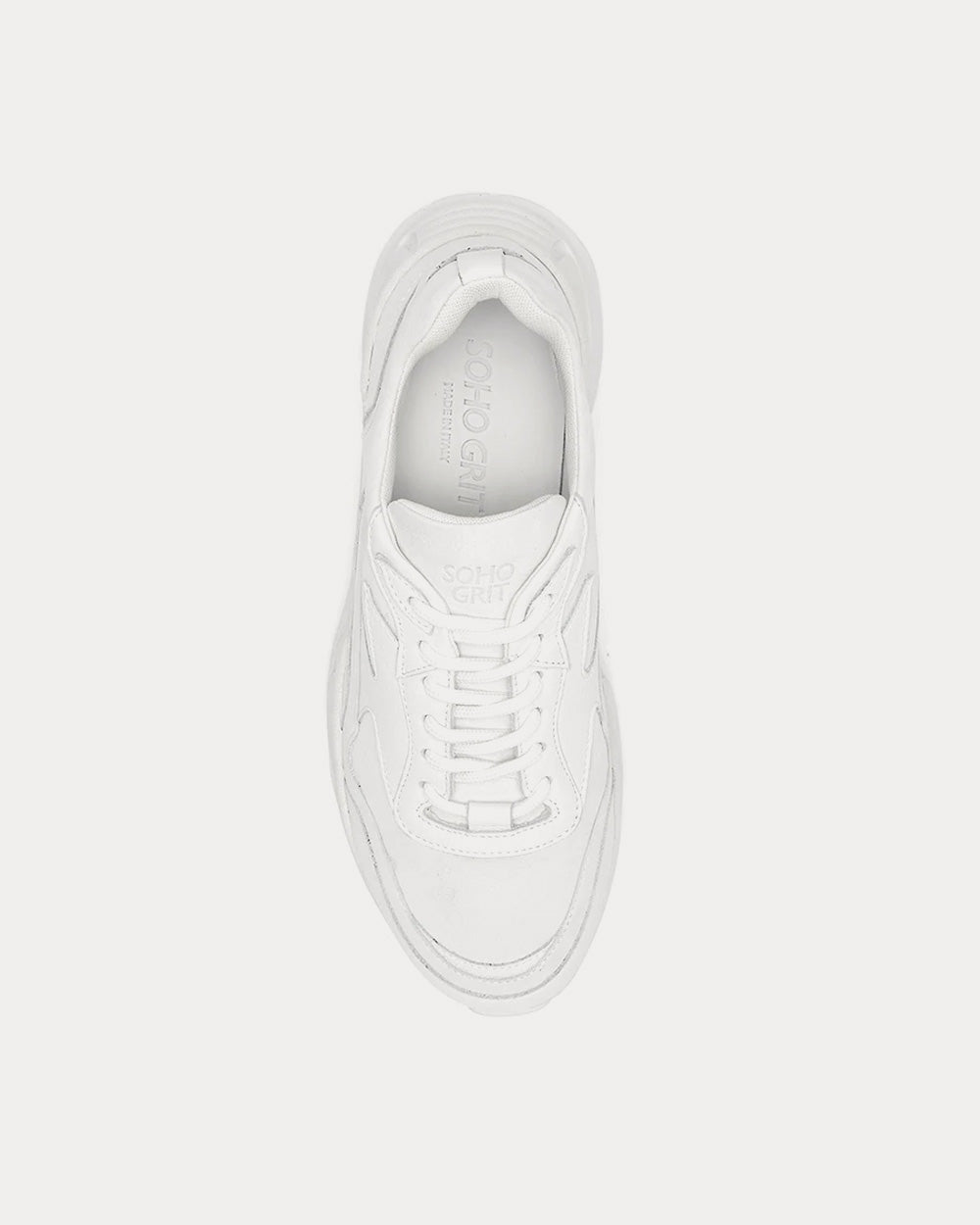 Soho Grit - The Hollen White Low Top Sneakers