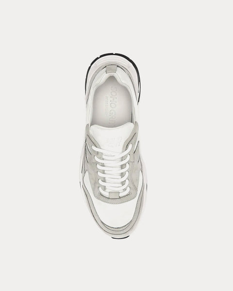 The Hollen White / Grey Low Top Sneakers