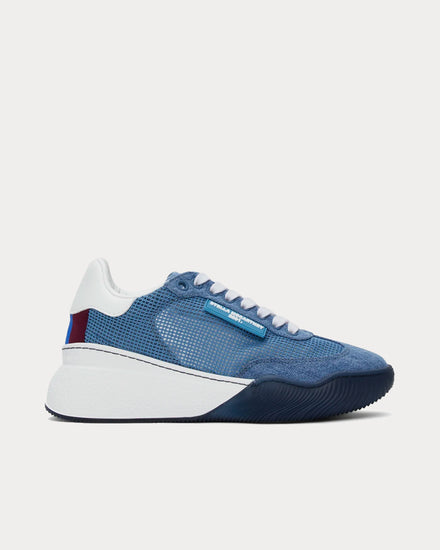 Stella McCartney Loop Blue Denim Low Top Sneakers - 1