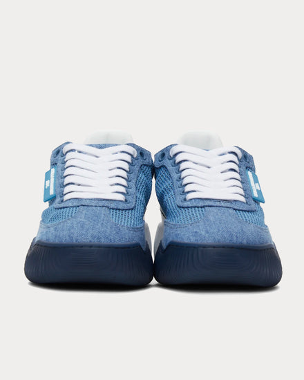 Stella McCartney Loop Blue Denim Low Top Sneakers - 2