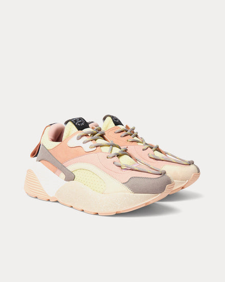 Stella McCartney Eclypse Colourblock Multicolour Lemon Low Top Sneakers - 2