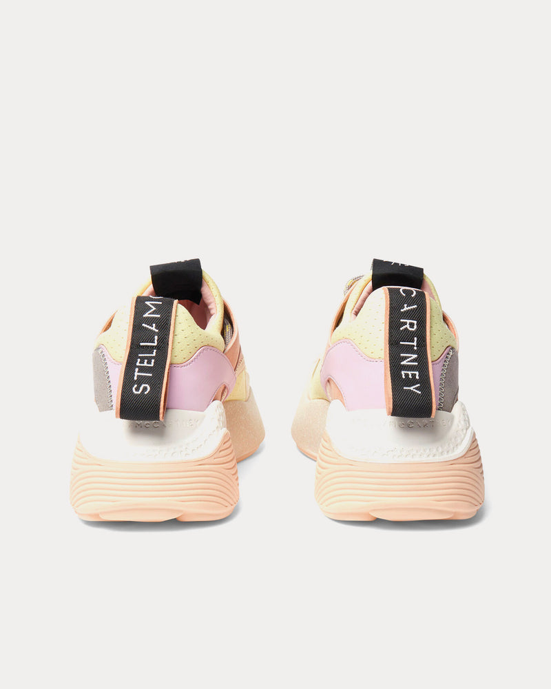 Stella McCartney Eclypse Colourblock Multicolour Lemon Low Top Sneakers - 3