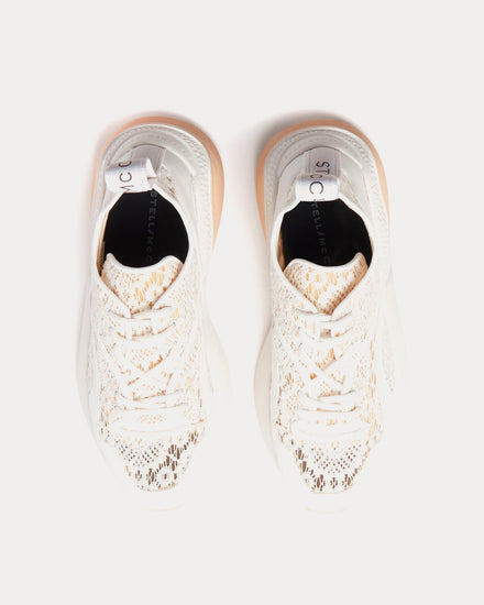 Stella McCartney Eclypse Lace Lilly White Low Top Sneakers - 2