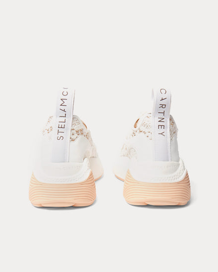 Stella McCartney Eclypse Lace Lilly White Low Top Sneakers - 3