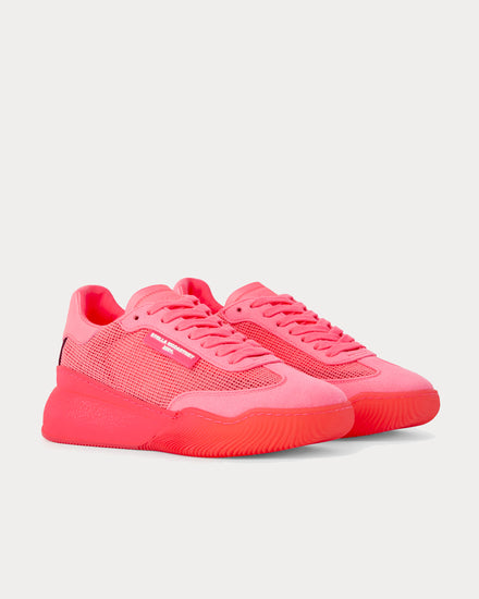 Stella McCartney Loop Square Mesh Multi Fluo Pink Low Top Sneakers - 2