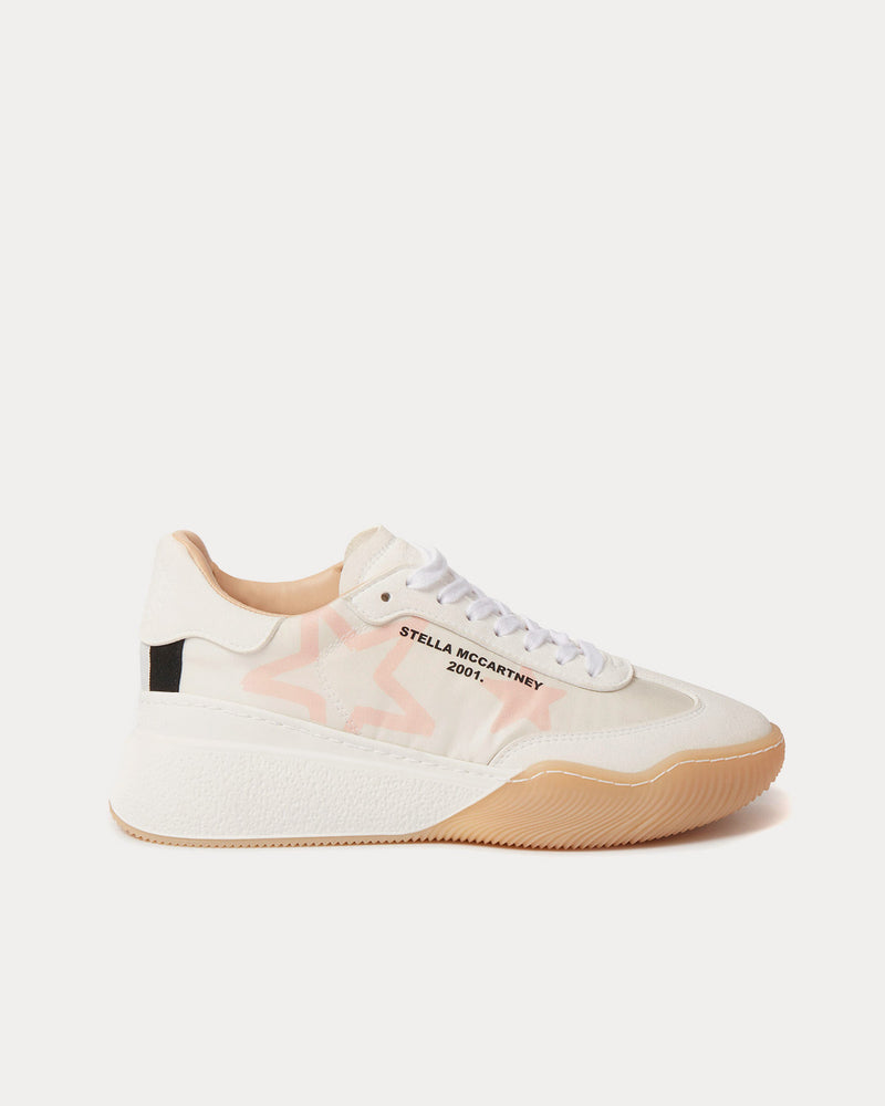 Stella McCartney Women's Lace-Up Loop Star Print White Low