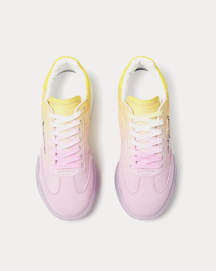 Stella McCartney Loop Lace-Up Citrus / Light Orchid Low Top Sneakers - 2