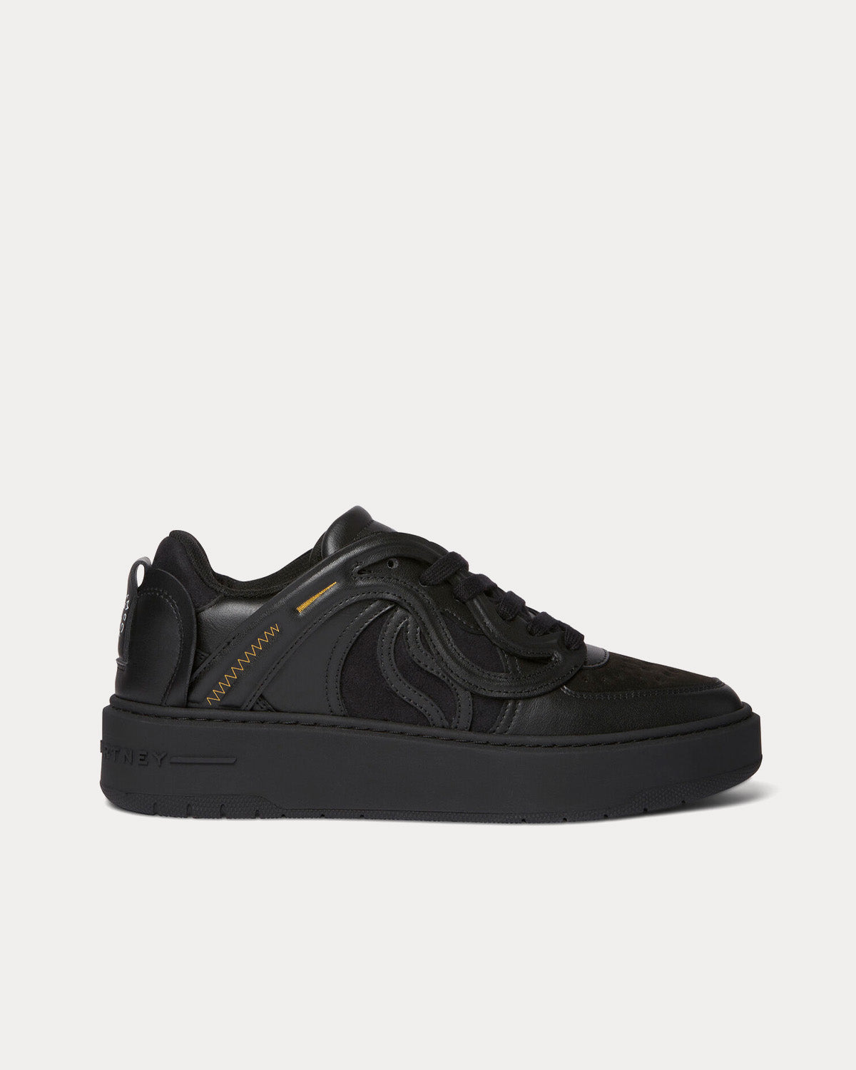 Stella McCartney Women's S-Wave 1 Black Low Top Sneakers