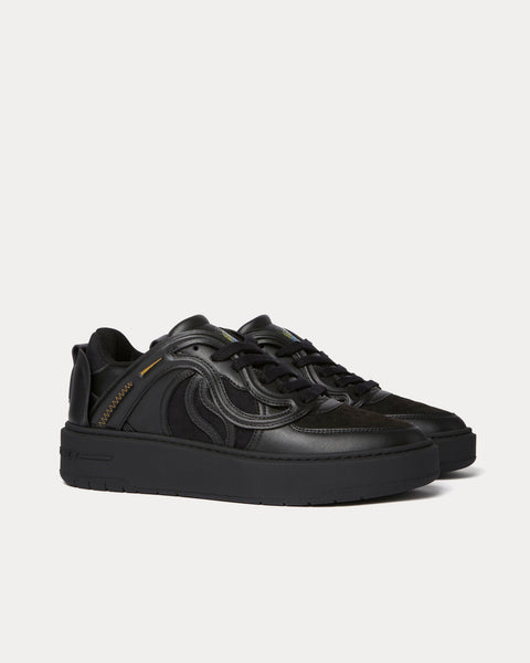 S-Wave 1 Black Low Top Sneakers