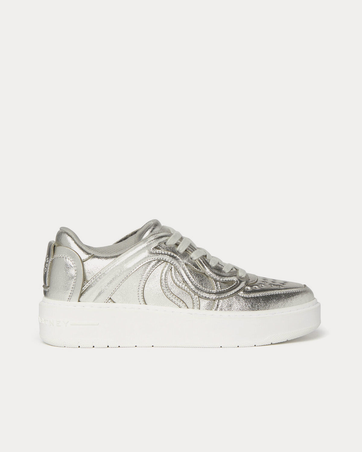 Stella McCartney Women's S-Wave 1 Polar Silver Low Top Sneakers