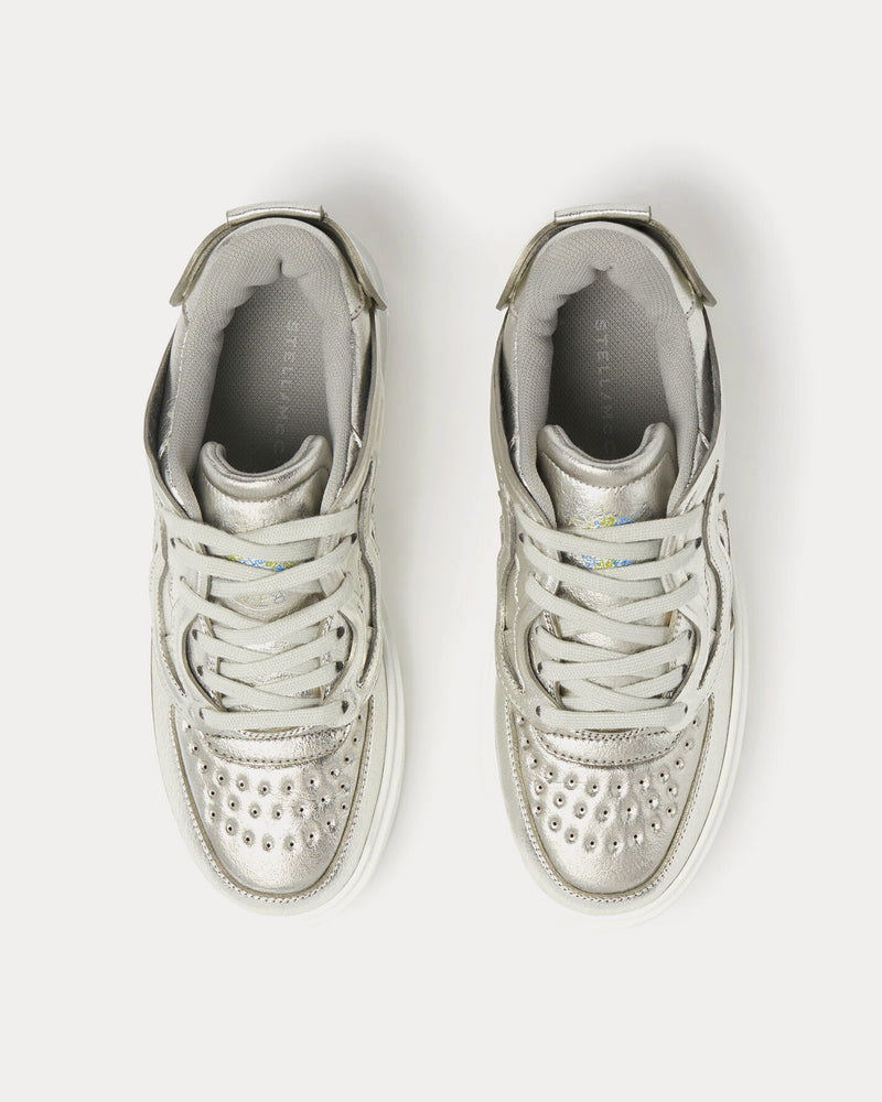 Stella McCartney S-Wave 1 Polar Silver Low Top Sneakers - 2